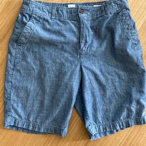 Gap chambray shorts